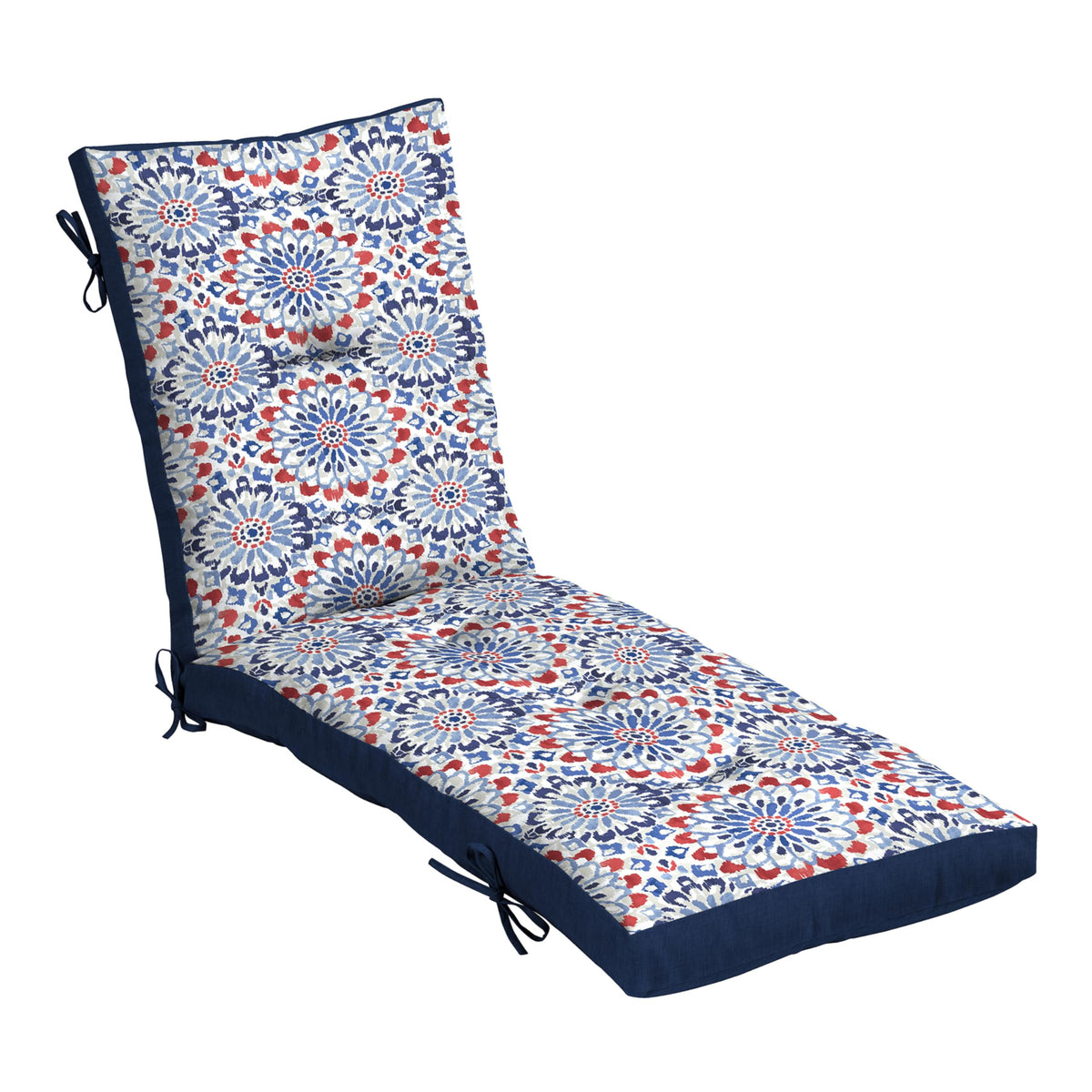 Arden Selections chaise cushion rain-proof fabric for outdoor use.
