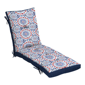 Arden Selections chaise cushion rain-proof fabric for outdoor use.
