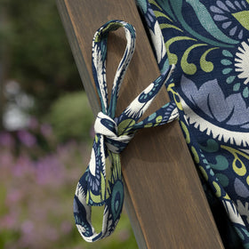 100% polyester fabric on Arden Selections cushion maintains color and softness.