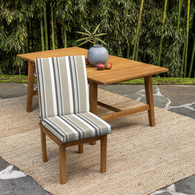 Arden Selections earthFIBER back cushion on patio chair for supportive lounging