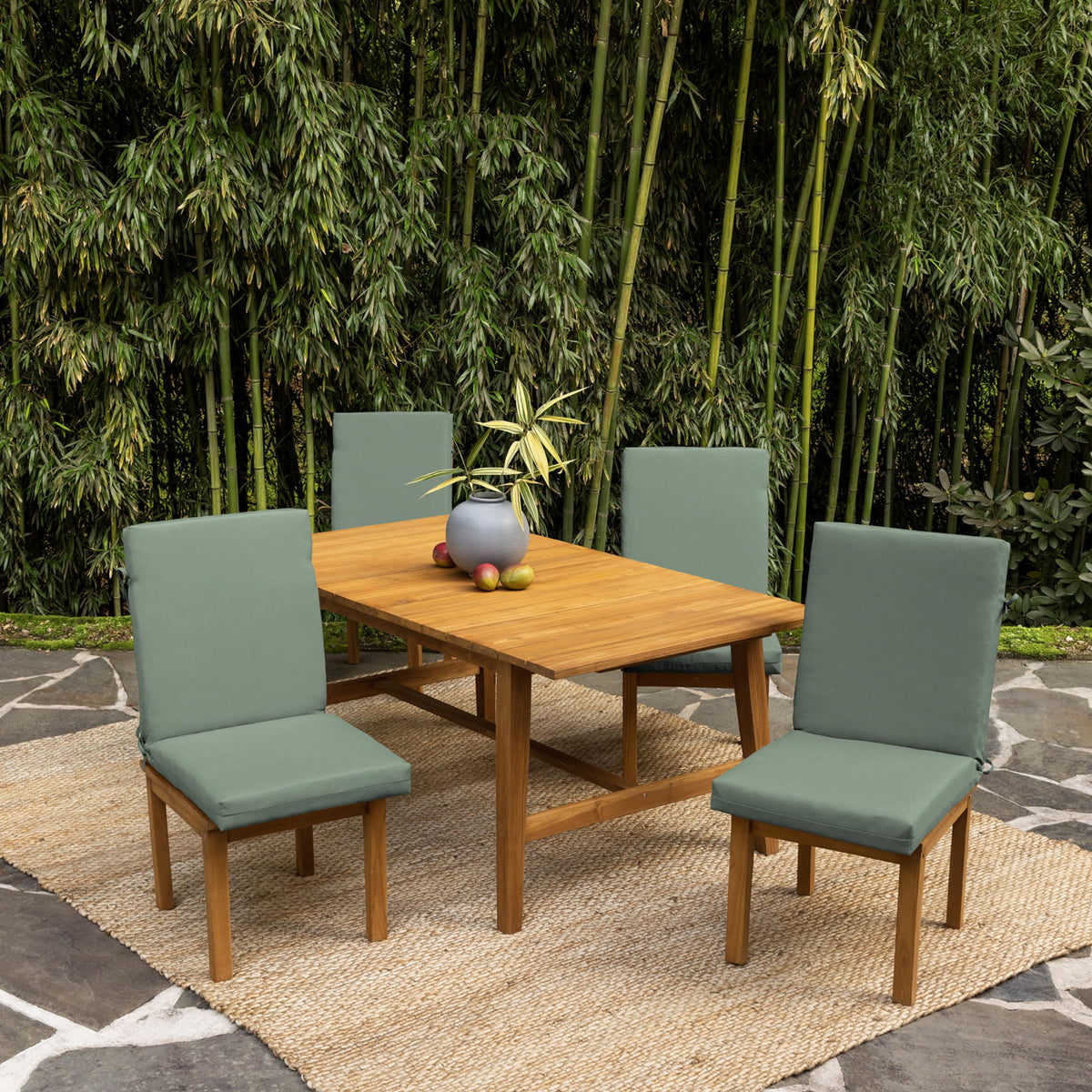 Arden Selections earthFIBER fade-resistant fabric detail withstands sun exposure.