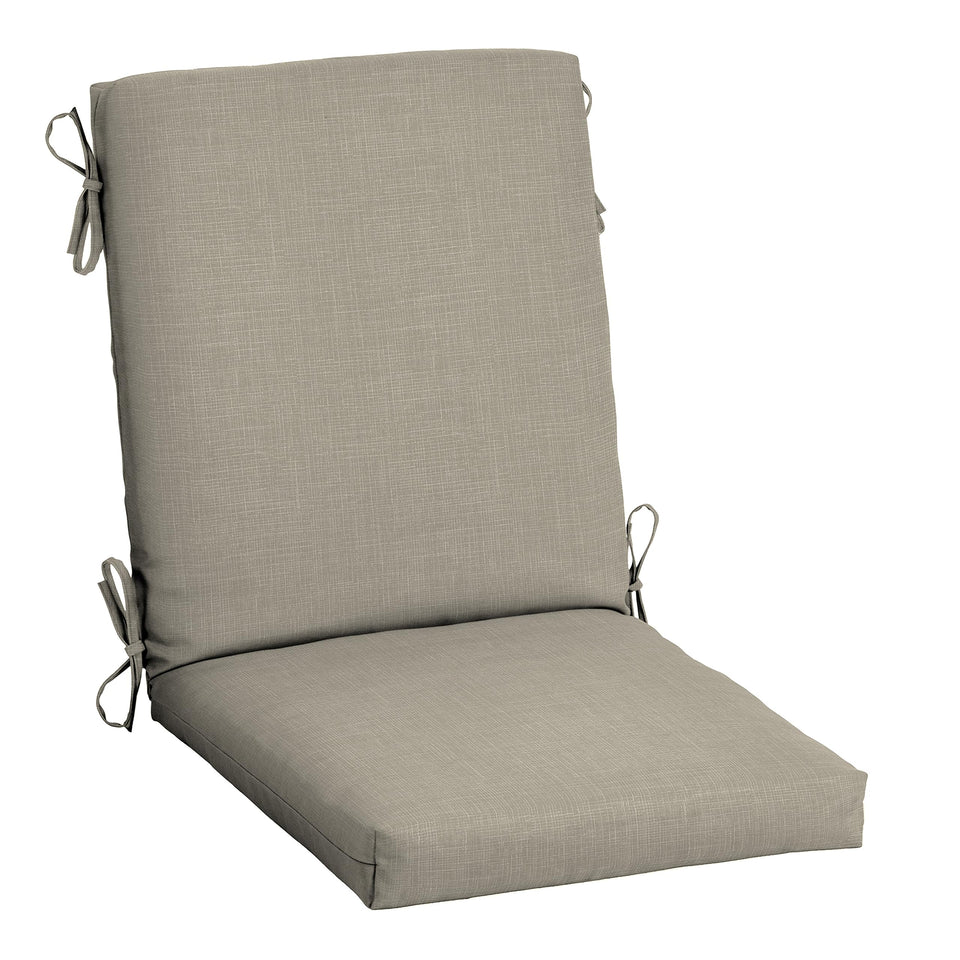 Arden Selections earthFIBER outdoor dining cushion front view with rain-proof features for outdoor seating