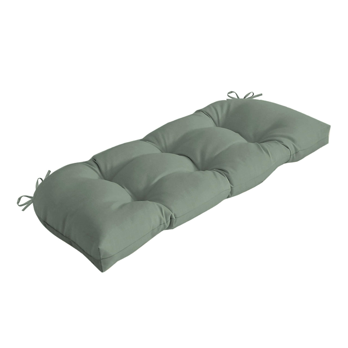 Arden Selections earthFIBER texture in sage green adds cozy outdoor seating.