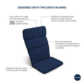 Arden Selections cushion is easy to clean with soap and water
