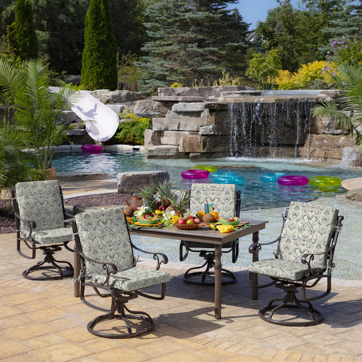 Arden Selections fabric texture close-up emphasizing fade-resistant outdoor durability.