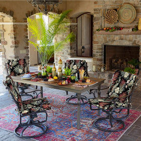 Arden Selections fade-resistant outdoor fabric close-up showing color retention