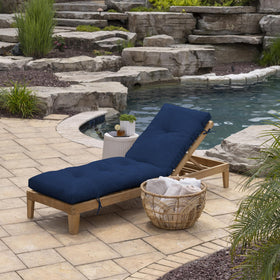 Arden Selections Leala cushion, top view, vibrant outdoor color.