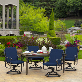 Arden Selections Leala cushion with four tie sets secures to chairs