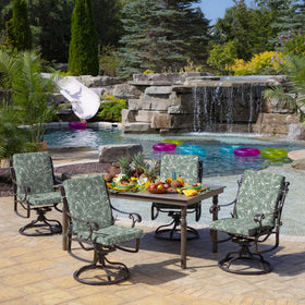 Arden Selections C0 water-repellent finish protects fabric from moisture outdoors.