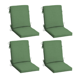 Arden Selections outdoor chair cushion 20x44 in bright moss green for patio comfort.