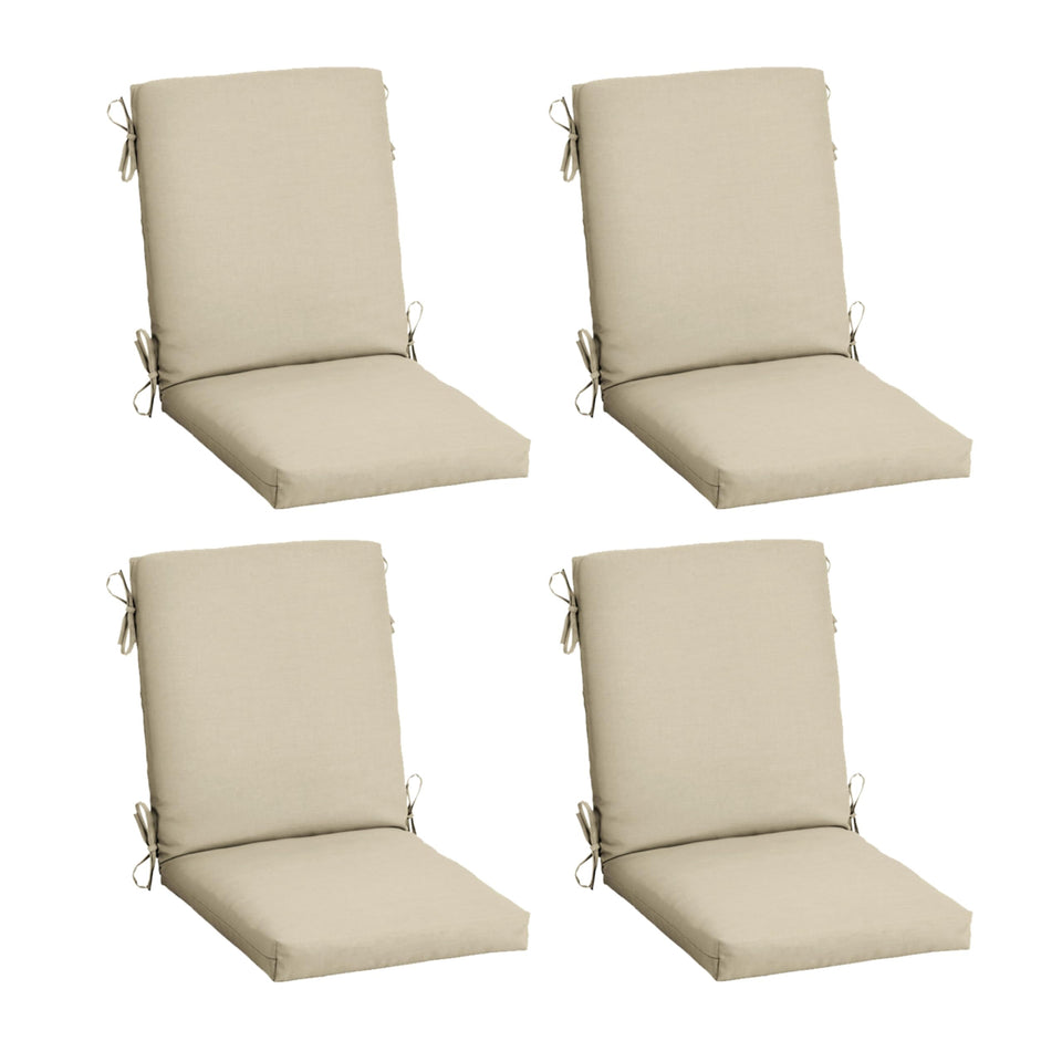Arden Selections outdoor chair cushion seat pad tan leala with durable fade-resistant fabric