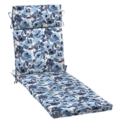 Arden Selections outdoor chaise cushion front view—weatherproof comfort for patio lounging.