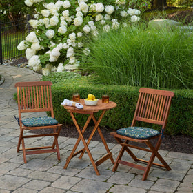 Arden Selections outdoor cushion fabric shows water-repellent and fade-resistant features.
