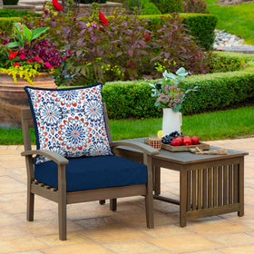 Arden Selections deep seat bottom cushion 24x24 provides long-lasting support.