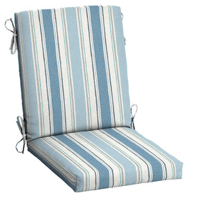 Arden Selections outdoor dining chair cushion front view adds vibrant color and all-day comfort.