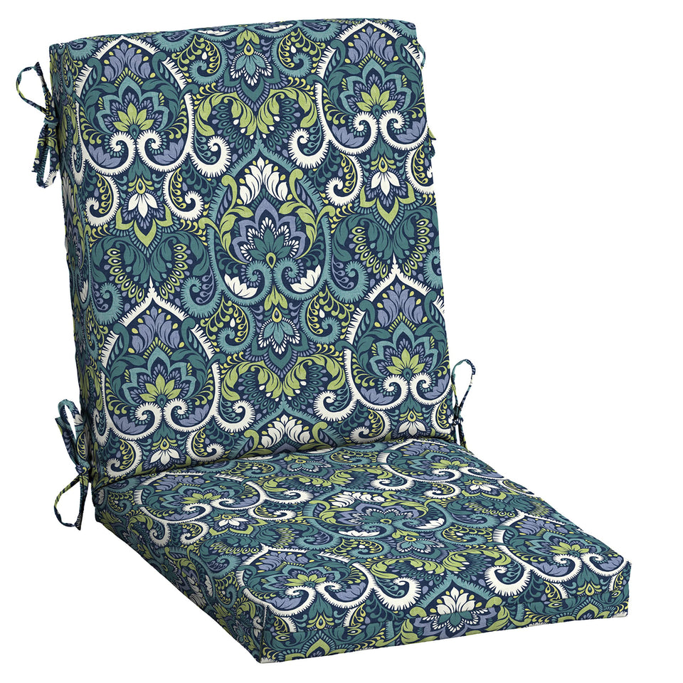 Arden Selections cushion fabric texture in sapphire enhances patio comfort