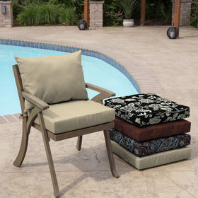 Arden Selections rain-proof treatment helps protect cushions during showers.