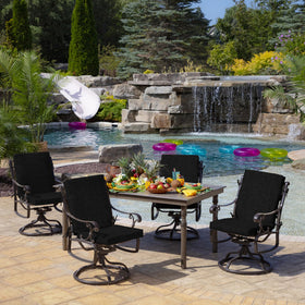 Arden Selections cushion side view demonstrates plush depth and stable fit.
