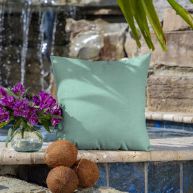 Arden Selections Aqua Leala pillows for vibrant outdoor color