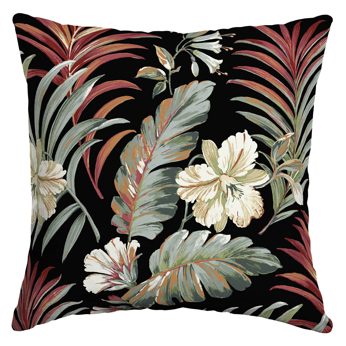 Arden Selections outdoor toss pillow 16x16 fabric close-up shows rich texture with fade resistance.