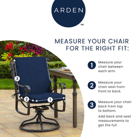 Arden Selections PFAS-free C0 water-repellent finish enhances weather resistance.