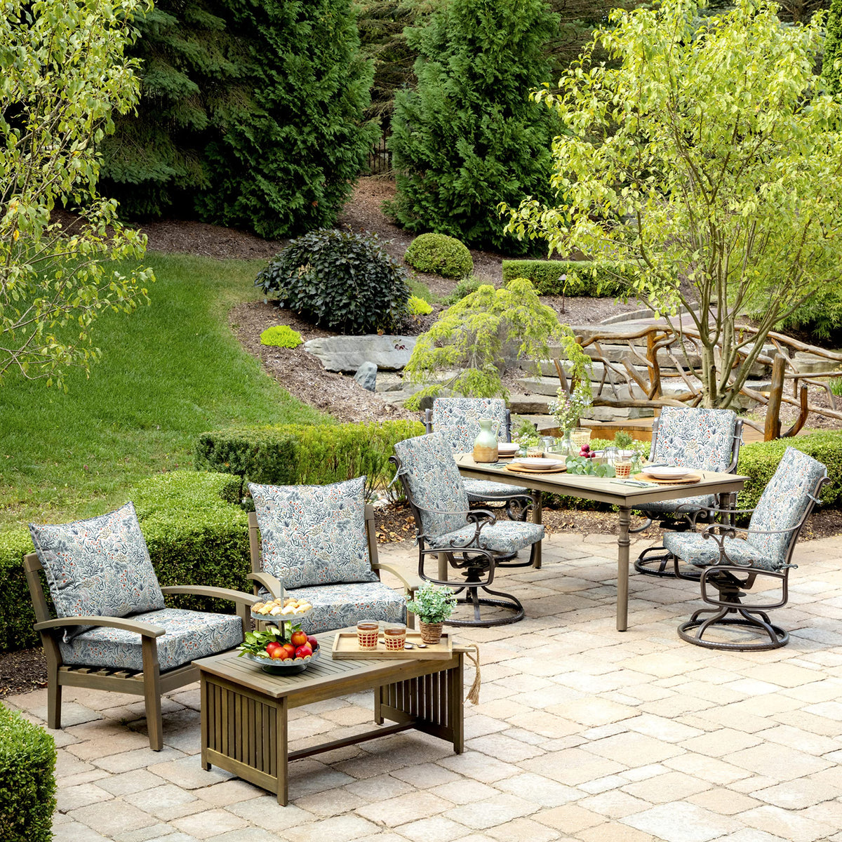 Arden Selections pistachio cushion dimensions 20x44 for standard outdoor chairs