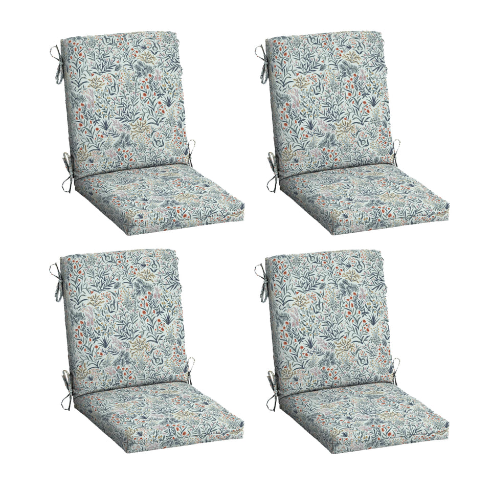Arden Selections Pistachio Botanical outdoor cushion front view for comfortable dining