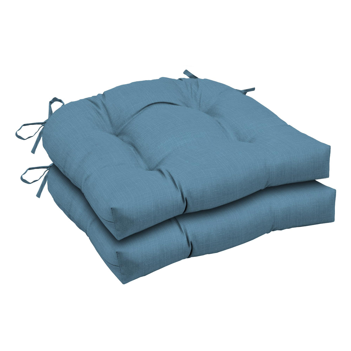 Arden Selections rocking-chair cushion in French blue texture, water-repellent for outdoor seating