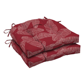Arden Selections rocking-chair cushion in Red Leaf Palm for outdoor comfort