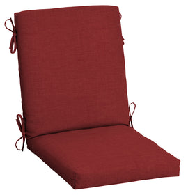 Arden Selections Ruby Red Leala seat cushion top view offers comfy 20x20 seating