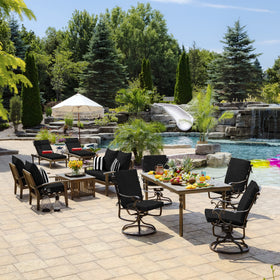Arden Selections seat cushion 20x20 fits standard outdoor chairs.