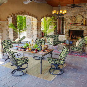 Arden Selections spot-clean-friendly cushion for easy outdoor care.