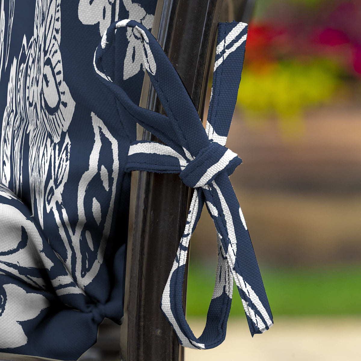 Arden Selections two-pack outdoor cushions enhance patio dining comfort.