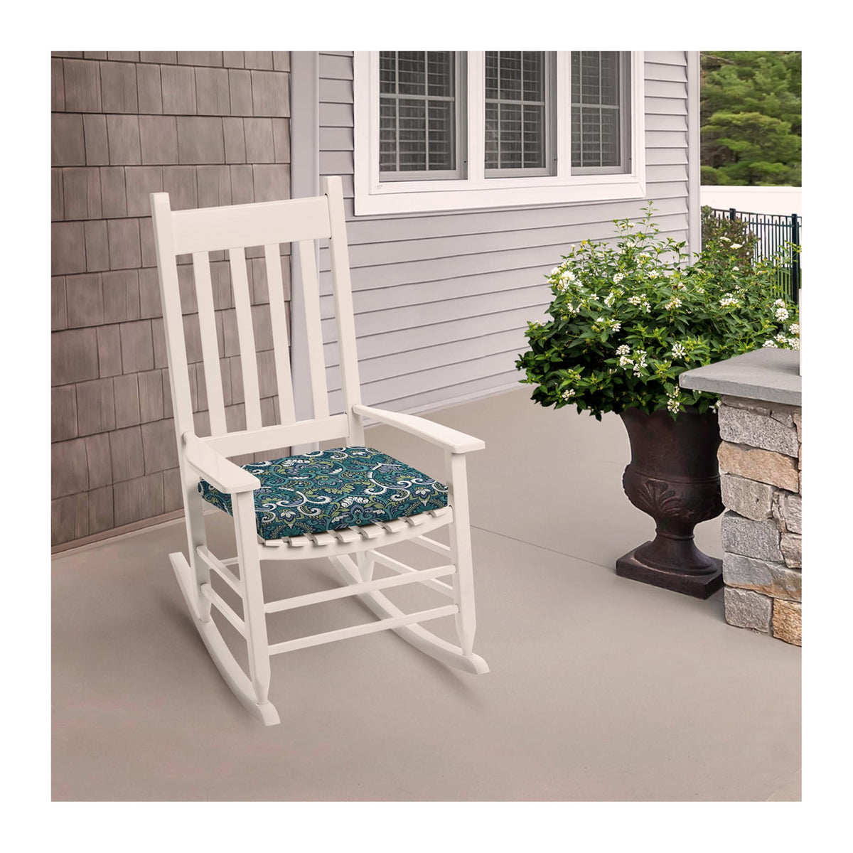 Arden Selections cushion fabric that is water-repellent for outdoor use.