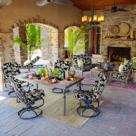 Arden Selections water-repellent outdoor cushion in sun.