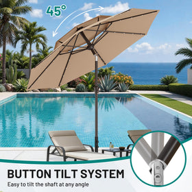 AreShark aluminum tilt/crank mechanism enables easy shade adjustment