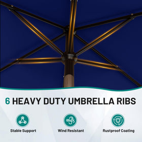 AreShark vented canopy promotes airflow for cooler shade.