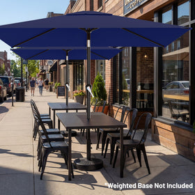 AreShark weather-resistant fabric withstands sun and rain for reliable use.