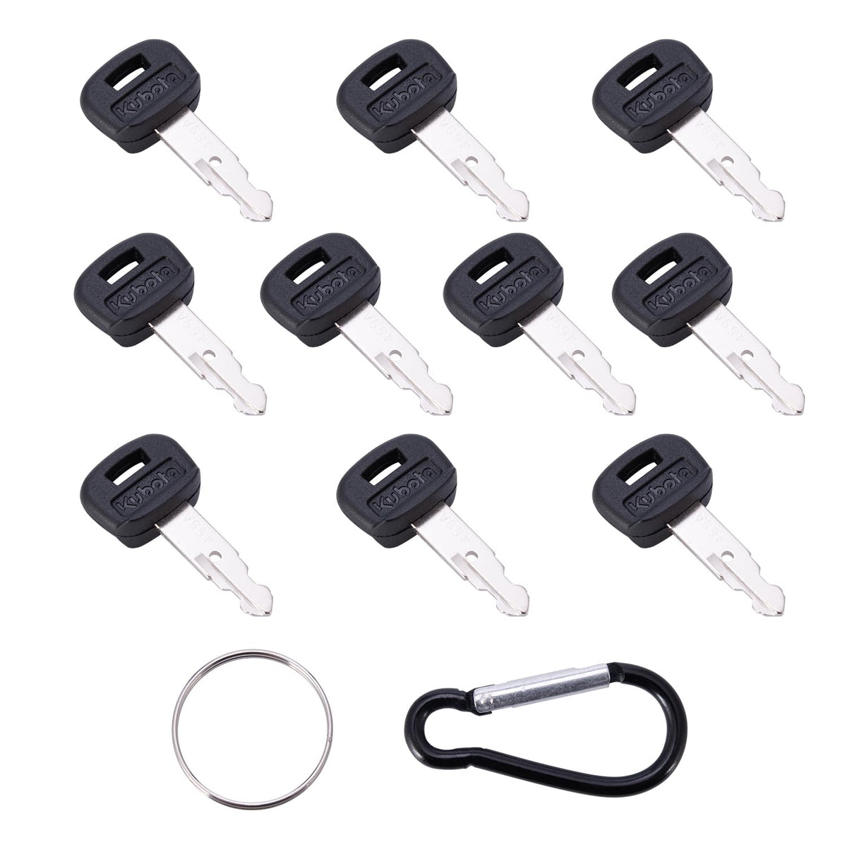 Aree Kubota key set 10-pack ready for direct replacement on equipment