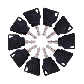 Aree New Holland LB Series ignition keys 10-pack for efficient machine restarts