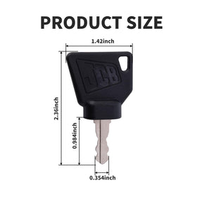 Aree Volvo mini excavator ignition keys 10-pack for fast start access