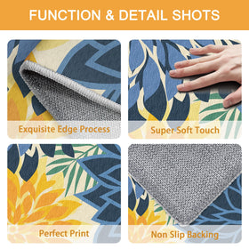 Arenarug non-slip backing demonstrates rug stability on hard floors