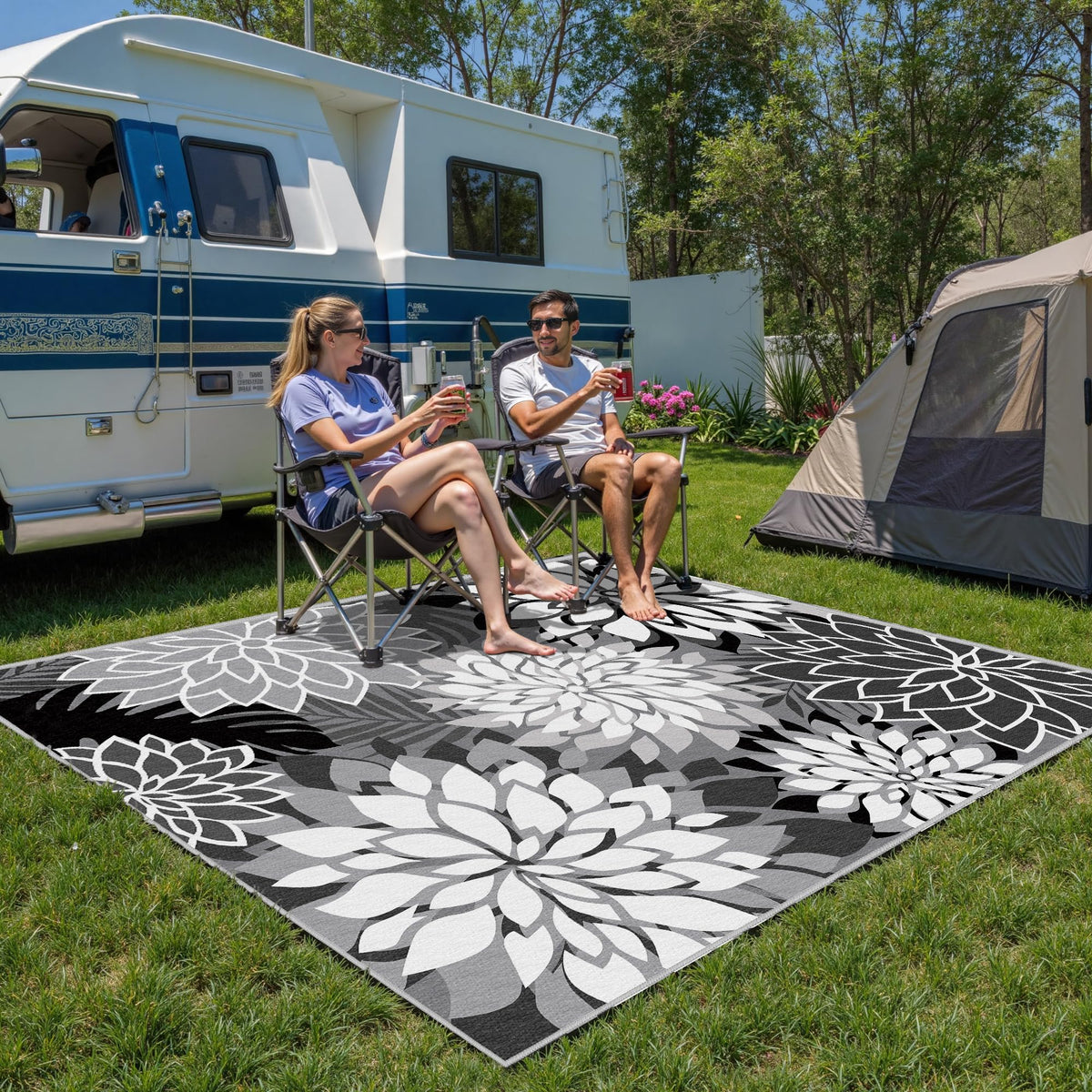 Arenarug UV-protected waterproof rug withstands sun and rain