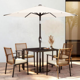 AreShark 7.5ft umbrella shows detachable pole for quick setup and storage.
