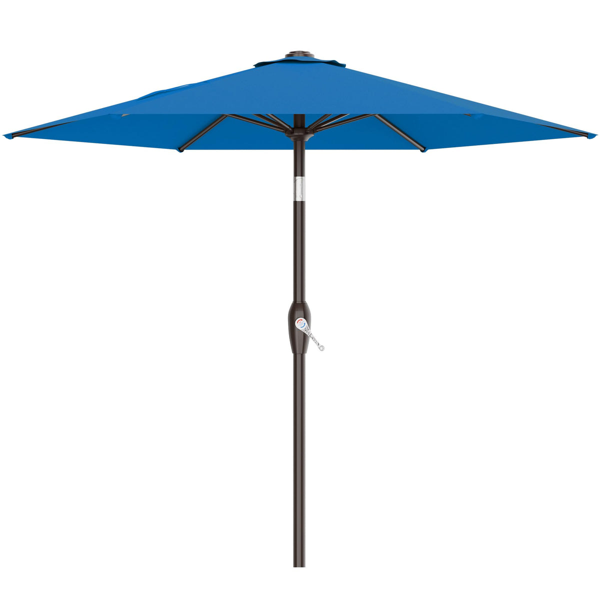 AreShark 7.5ft patio umbrella setup shows quick assembly and easy storage.