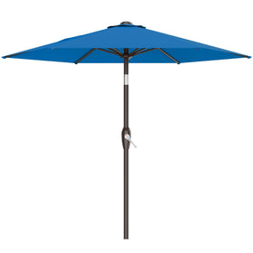 AreShark 7.5ft patio umbrella setup shows quick assembly and easy storage.