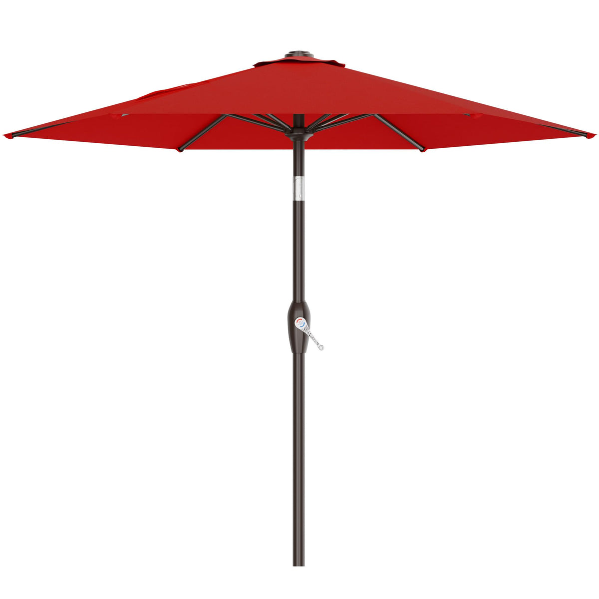 AreShark 7.5ft patio umbrella with table-assembly for quick shade setup.