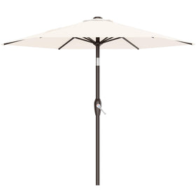 AreShark 7.5ft patio umbrella with tilt and crank for easy shade control.