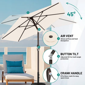 AreShark fabric is water-repellent and fade-resistant for outdoor longevity.