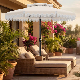 AreShark 9ft umbrella covers 42-54 inch tables and 4-6 chairs